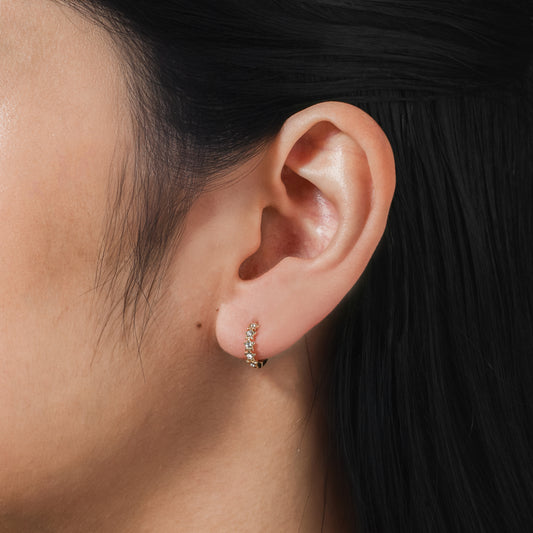 Olivia Hoops in Gold