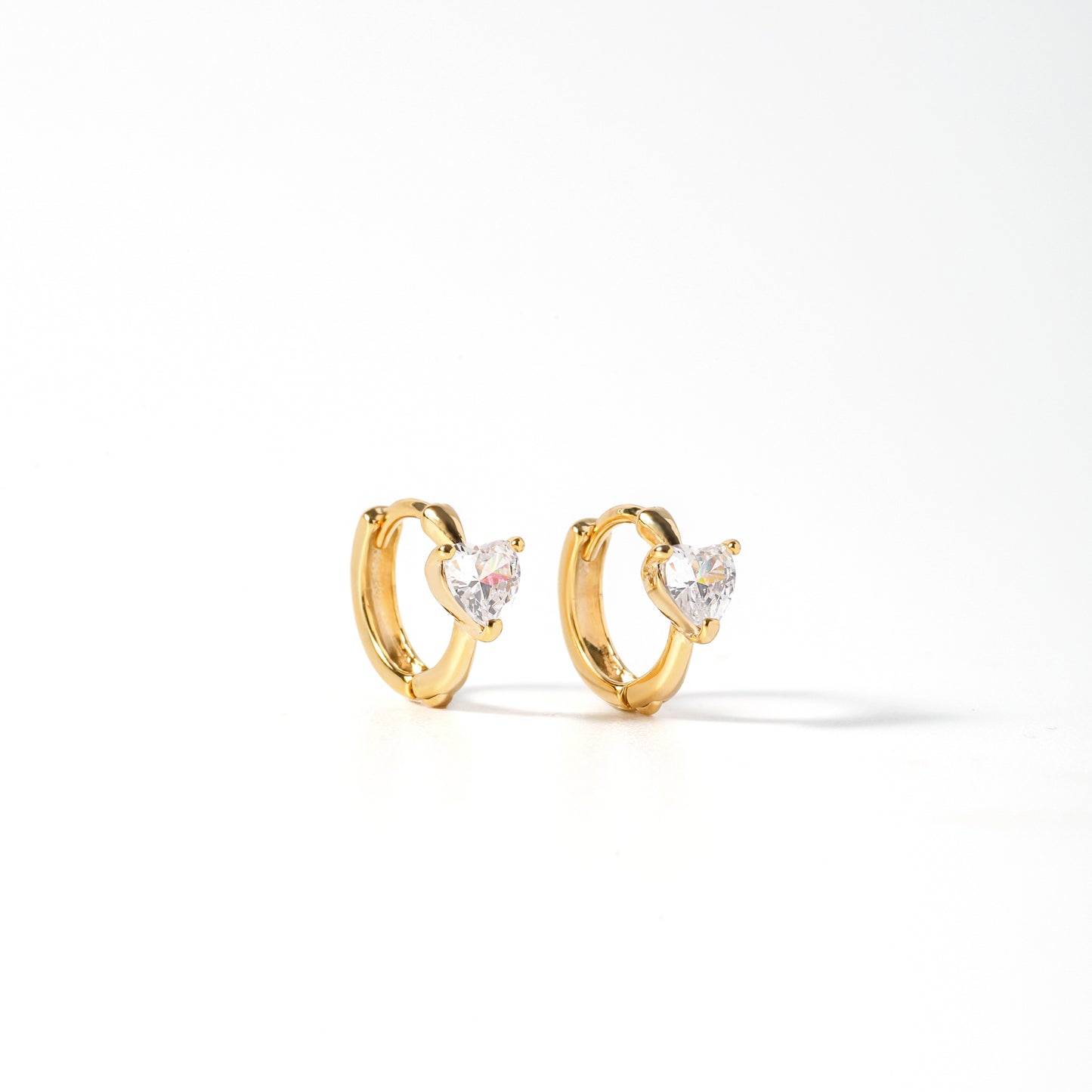 Callie Hoops in Gold