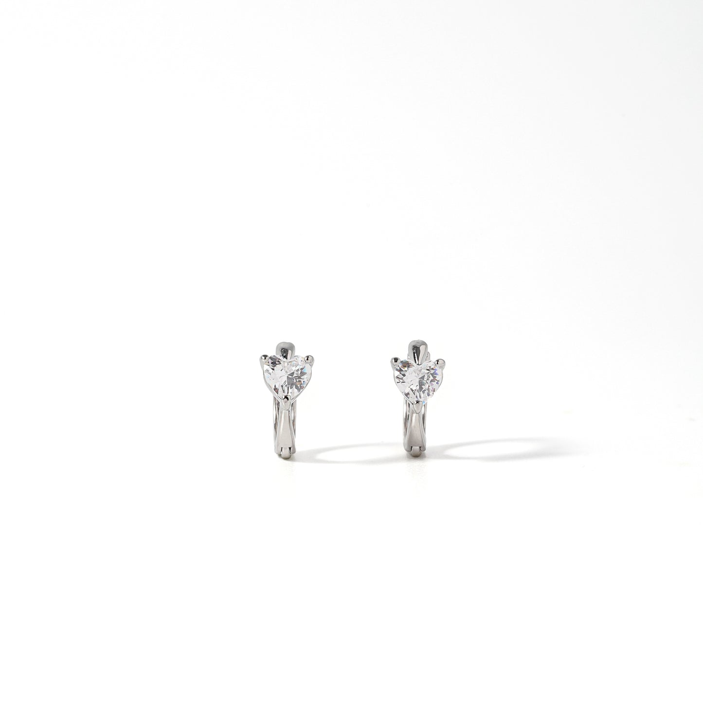 Callie Hoops in Silver