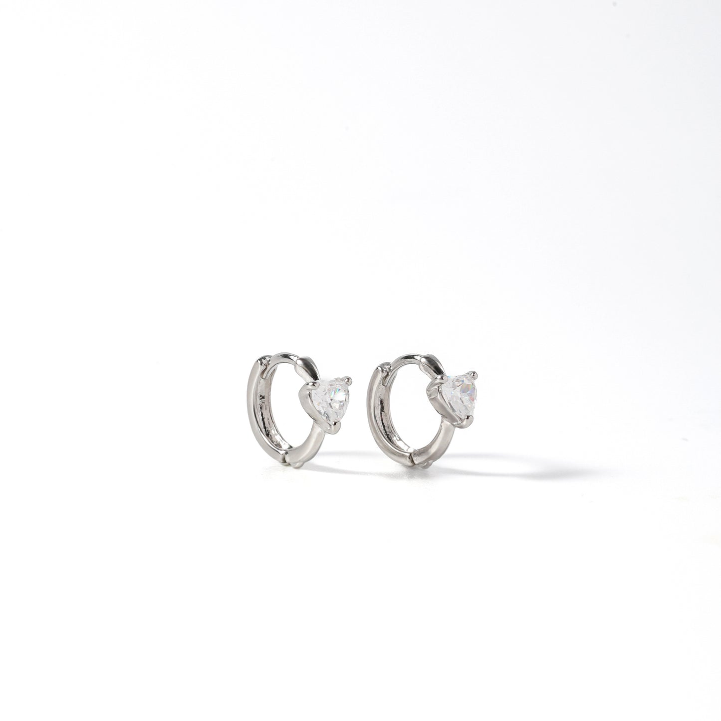 Callie Hoops in Silver