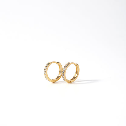 Sabrina Hoops in Gold