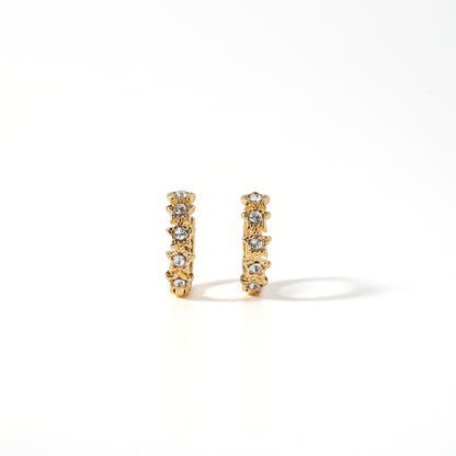 Olivia Hoops in Gold