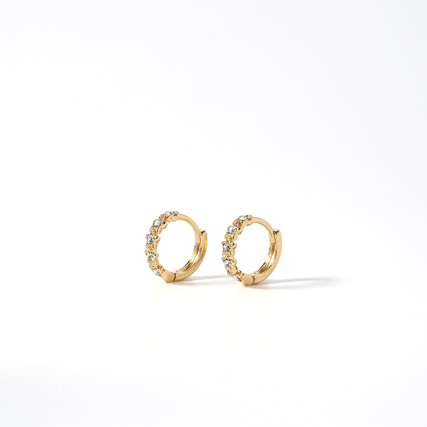 Olivia Hoops in Gold