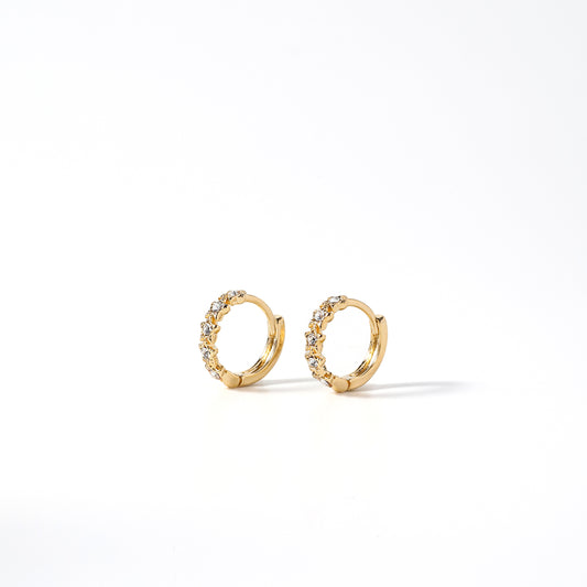 Olivia Hoops in Gold