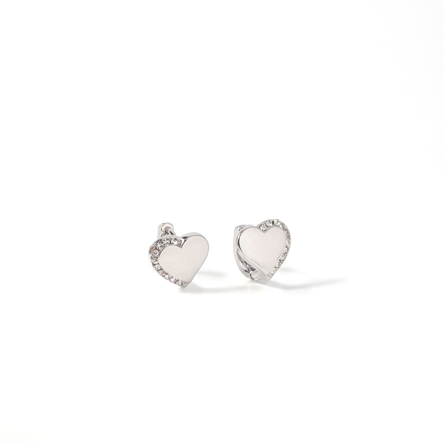 Amara Hoops in Silver