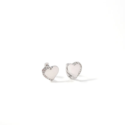 Amara Hoops in Silver