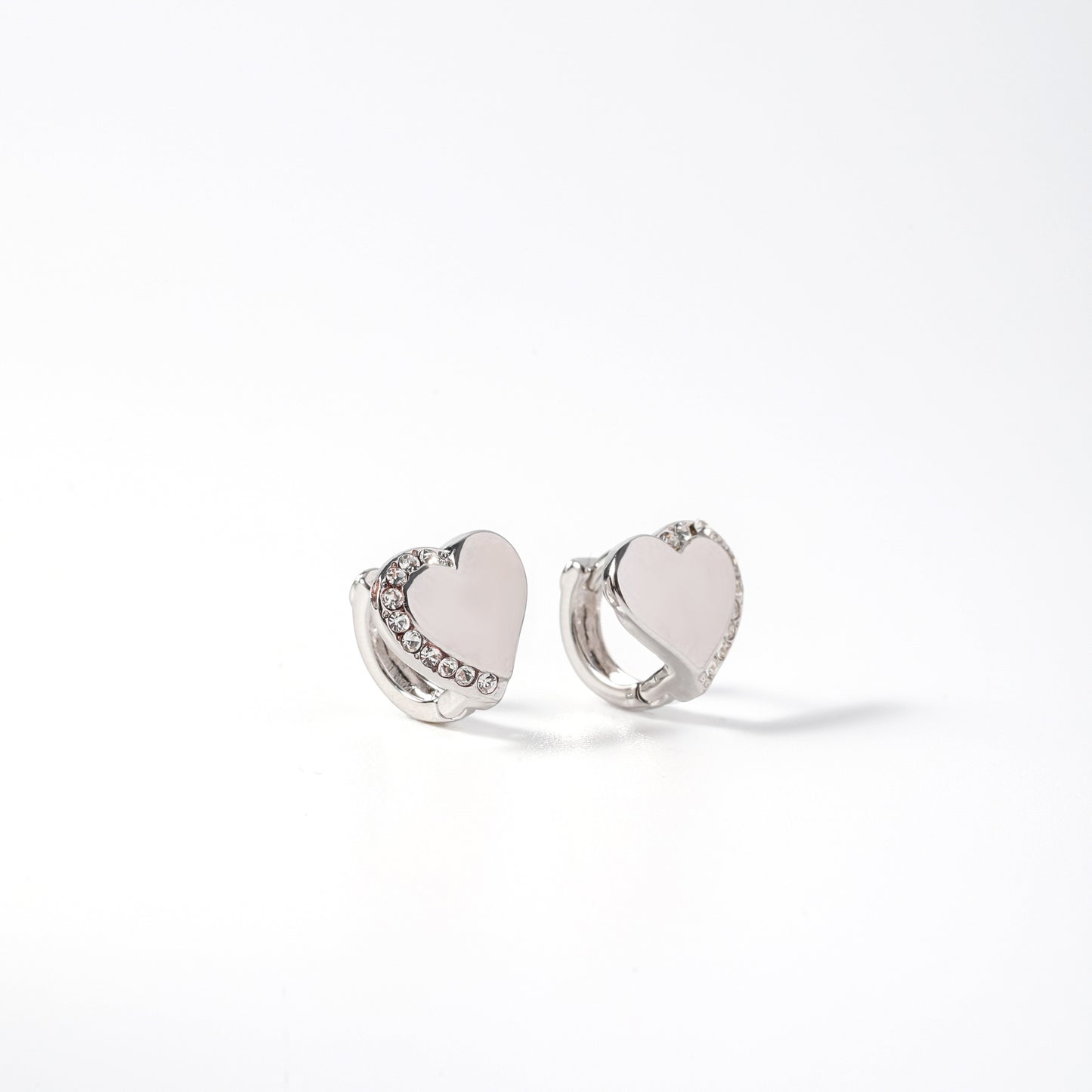 Amara Hoops in Silver