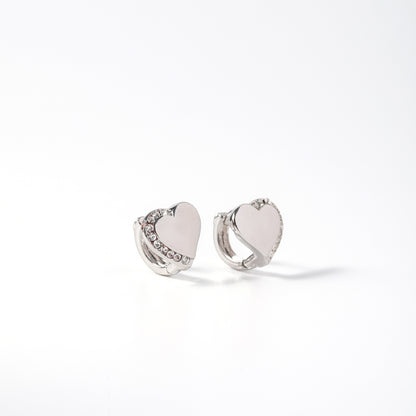 Amara Hoops in Silver