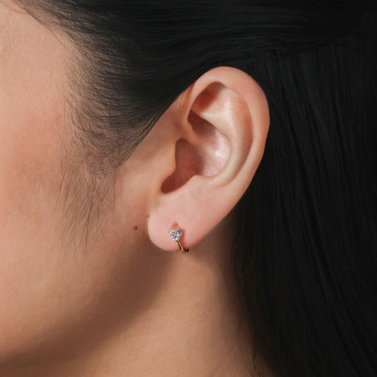 Callie Hoops in Gold