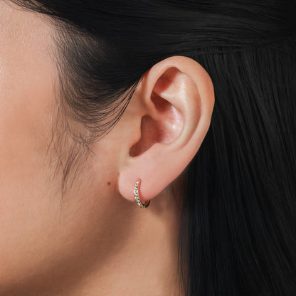 Sabrina Hoops in Gold